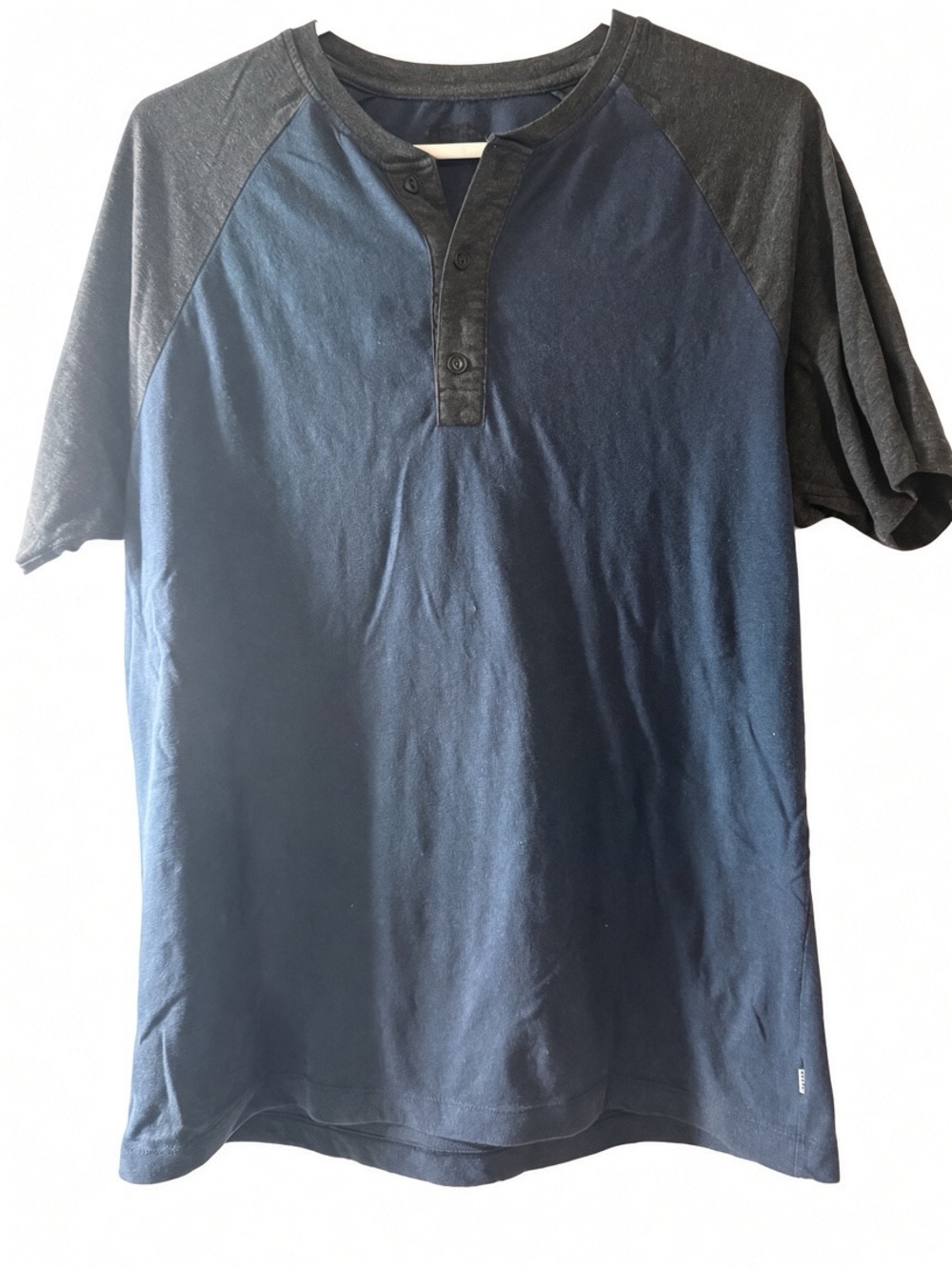 Levi's Navy and Charcoal Short-Sleeve Shirt
